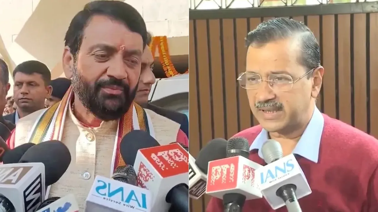 Nayab Singh Saini Arvind Kejriwal