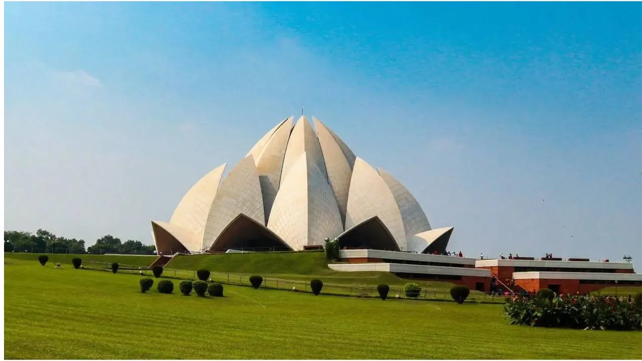 lotus temple delhi image
