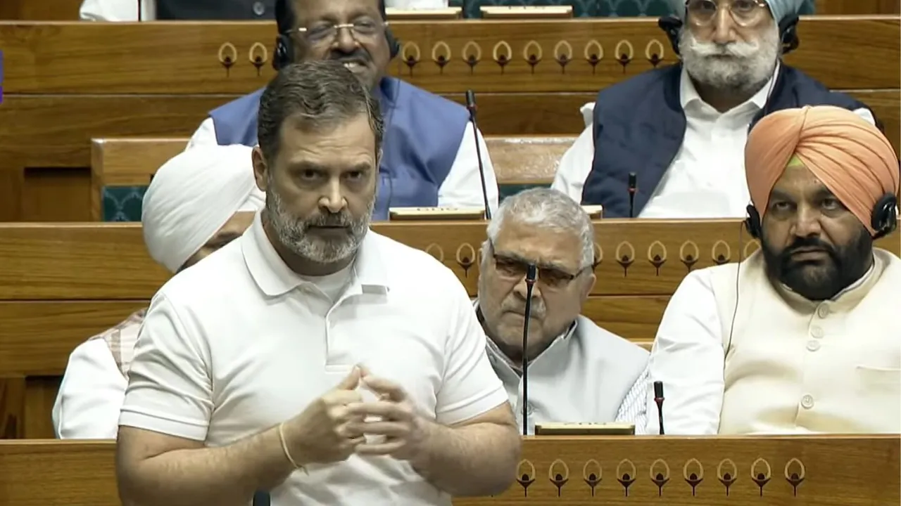 Motion of Thanks Rahul Gandhi