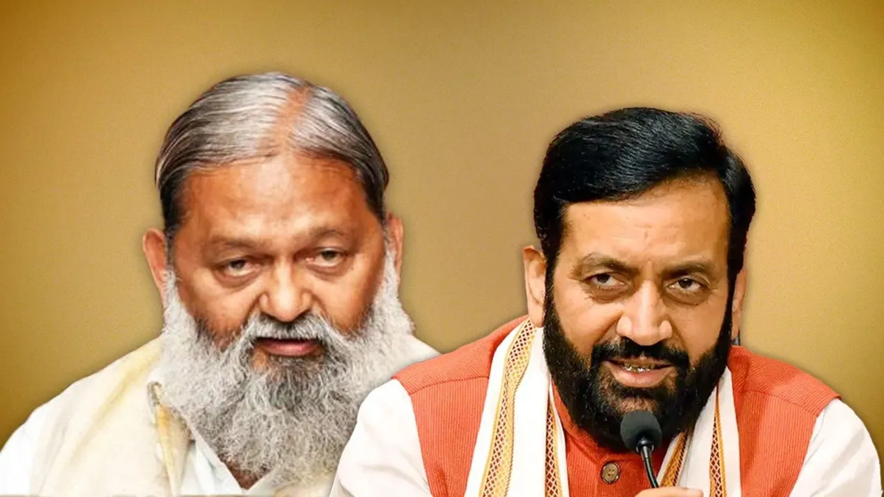 Nayab Singh Saini Anil Vij