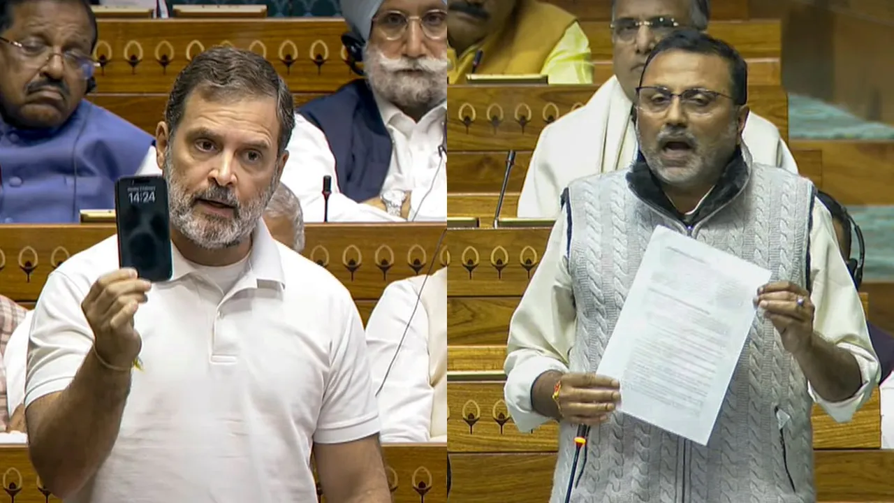 Rahul Gandhi Nishikant Dubey