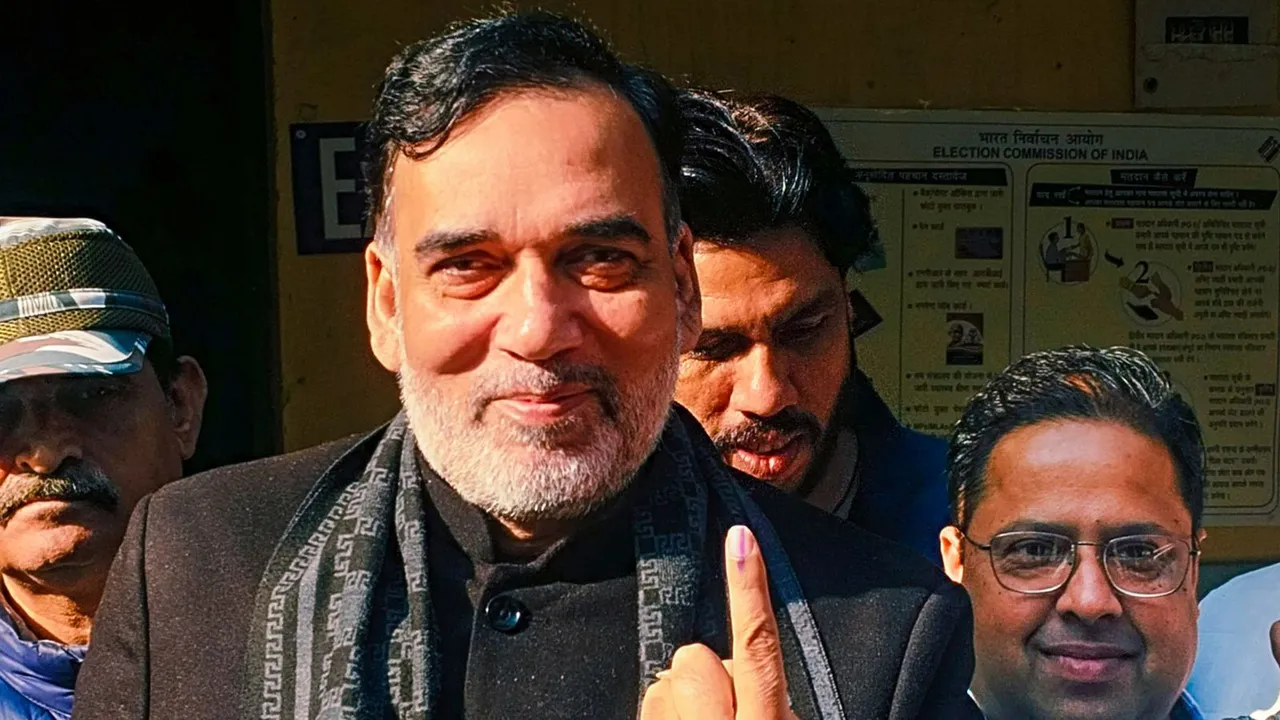 Babarpur Gopal Rai Voting Delhi Elections