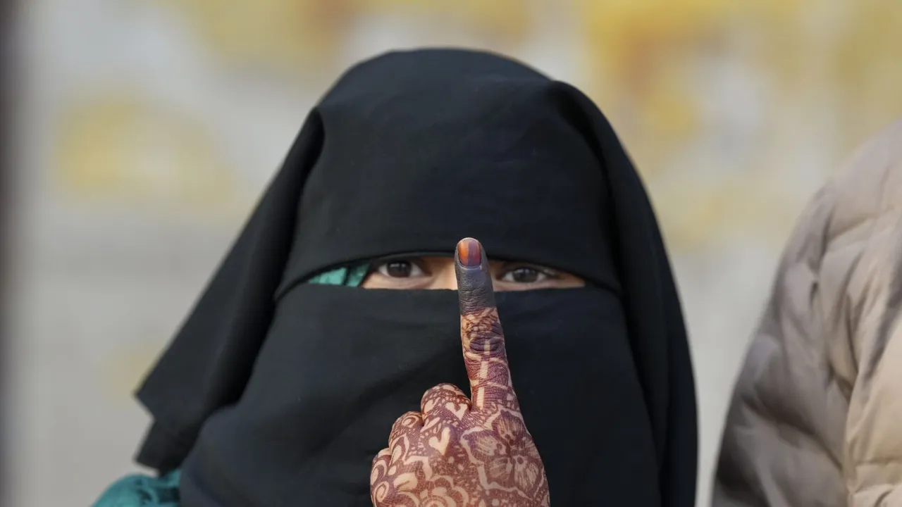 Delhi Elections Delhi Voting Woman Muslim Voters