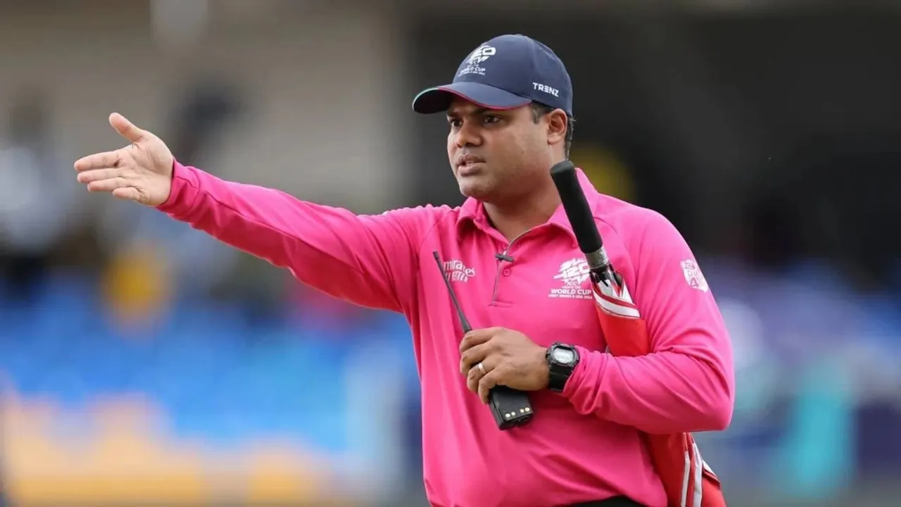 ICC Umpire Nitin Menon