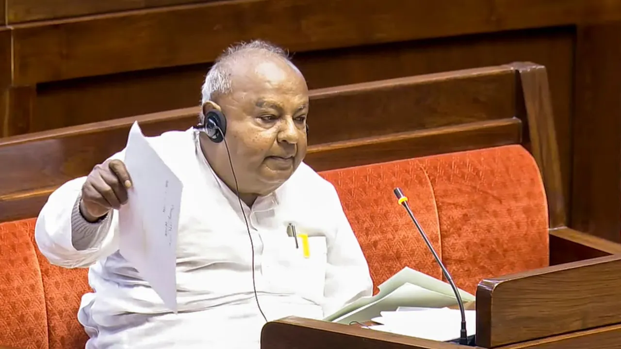 H D Deve Gowda Rajya Sabha