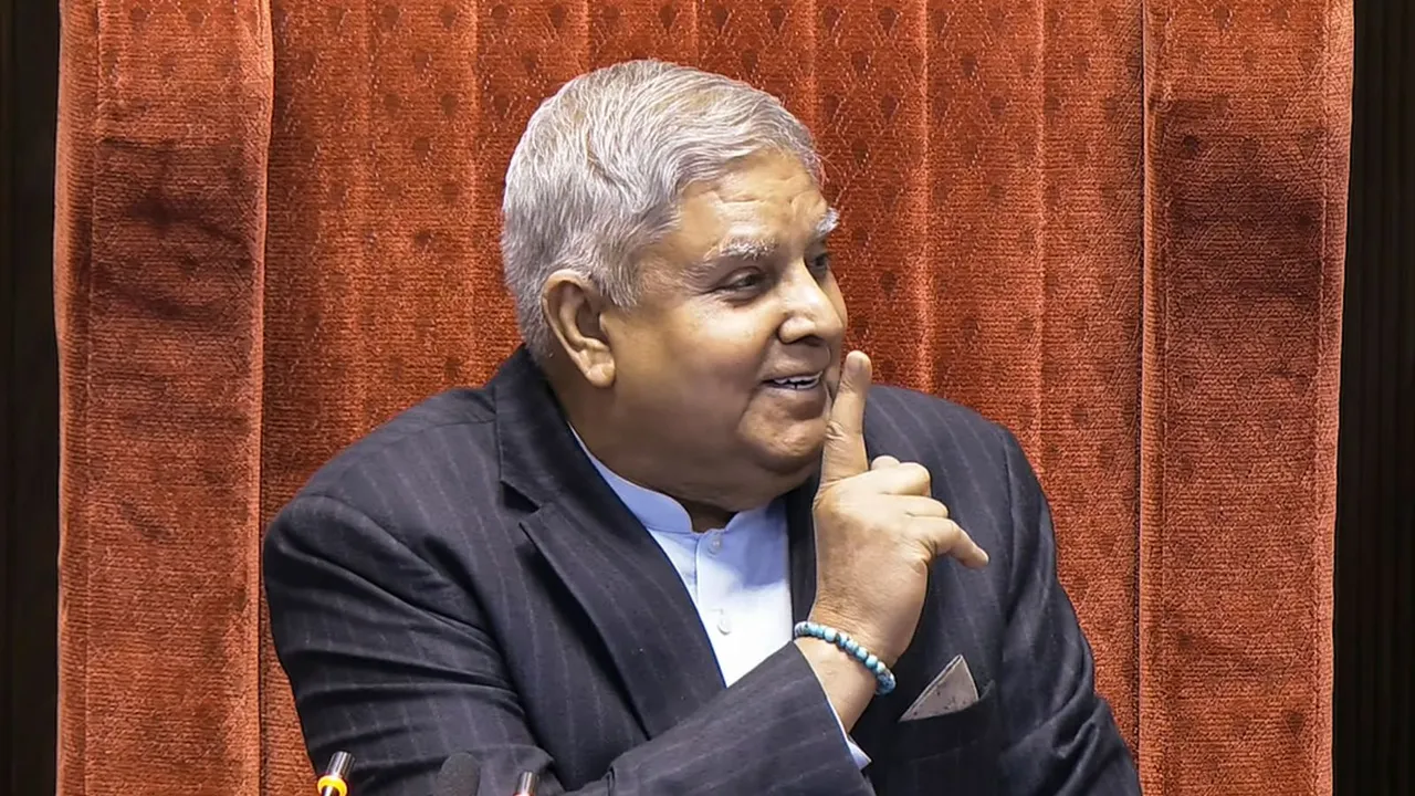 Jagdeep Dhankhar Rajya Sabha Disturbance