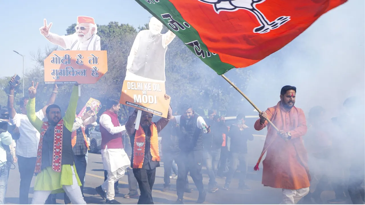 BJP celebrations Headquarter in delhi