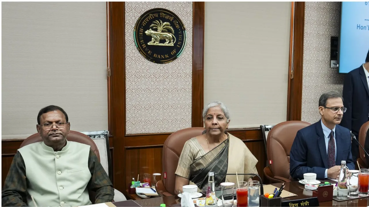 Nirmala Sitharaman RBI Governor Sanjay malhotra image