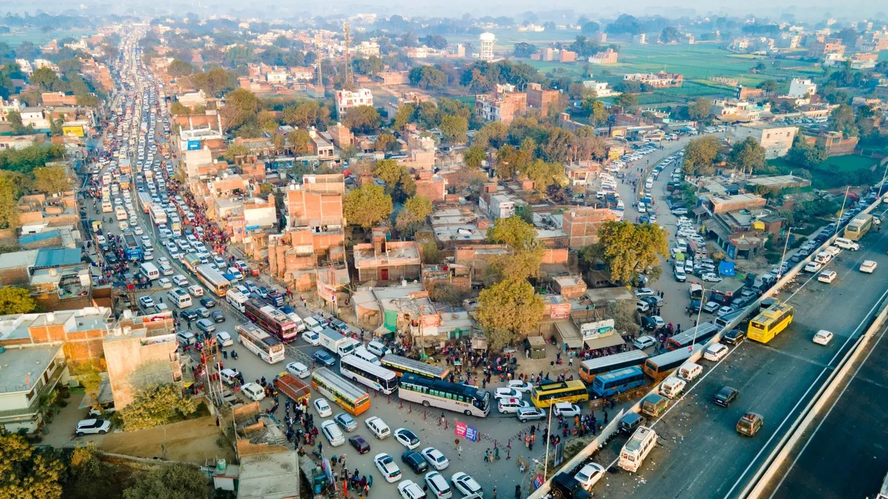 Maha Kumbh Mela Traffic Jam Prayagraj