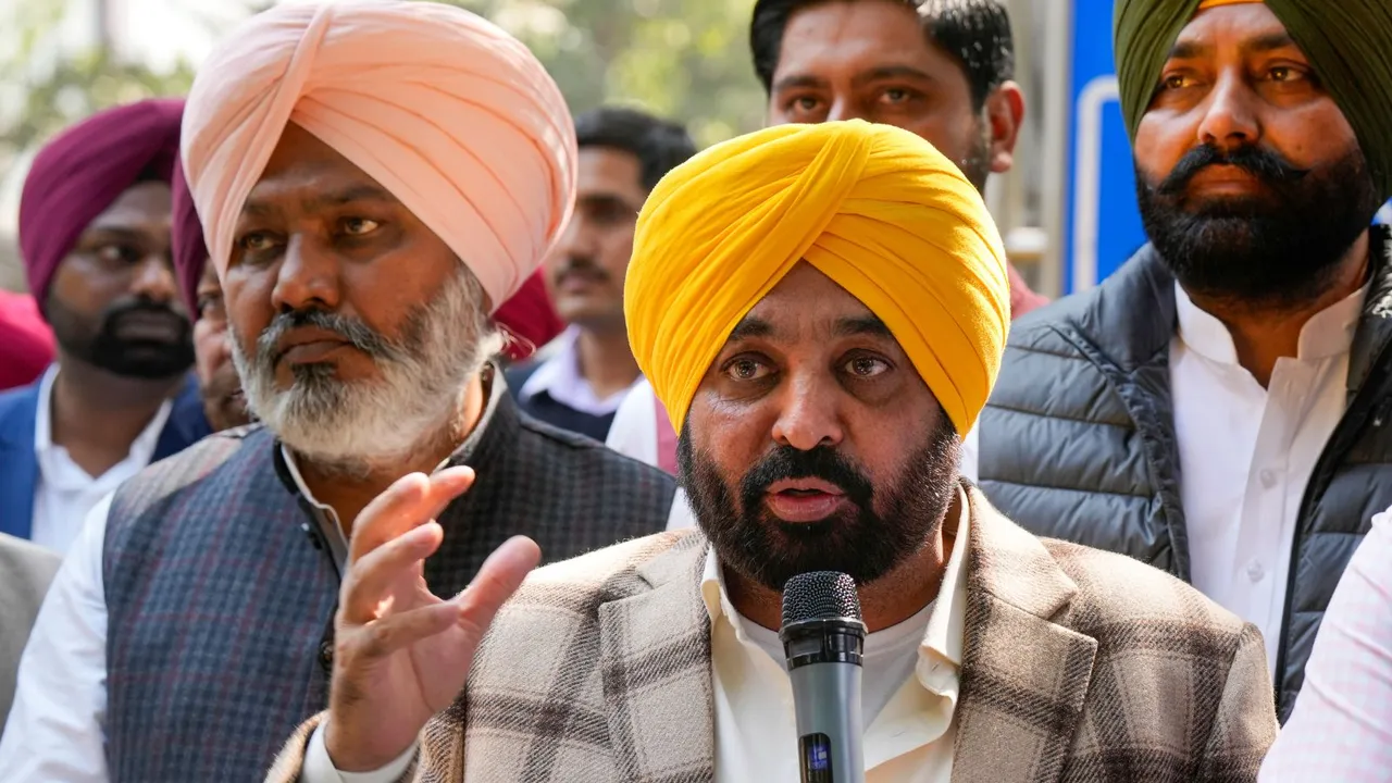 Bhagwant Mann Punjab AAP MLAs meet