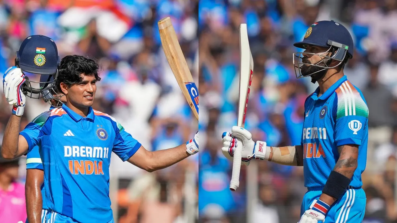 Shubman Gill Virat Kohli India vs England