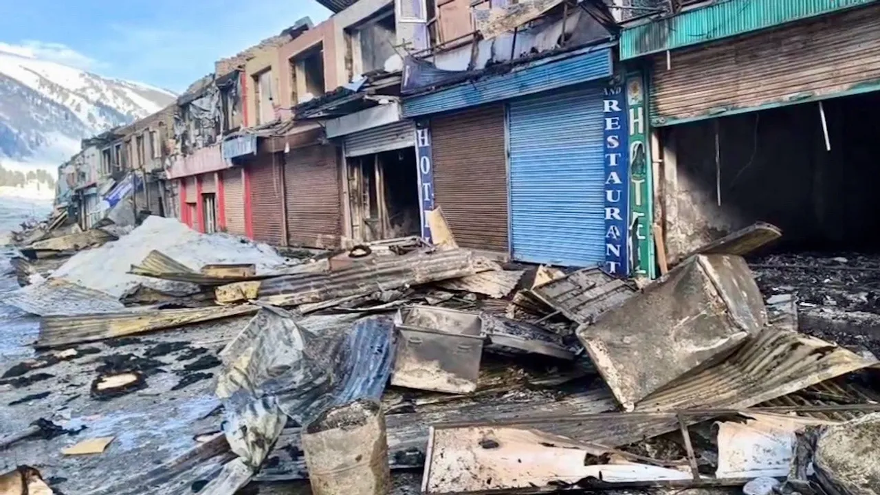 Sonamarg fire
