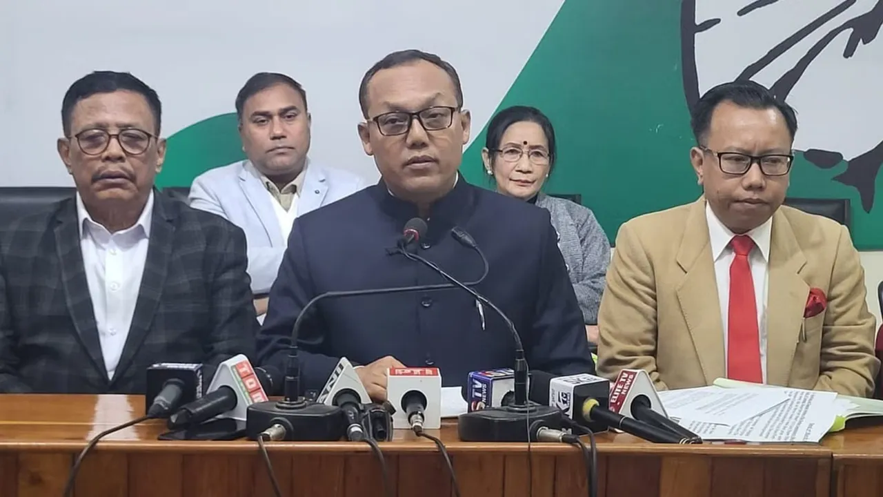 Manipur Congress president Keisham Meghachandra