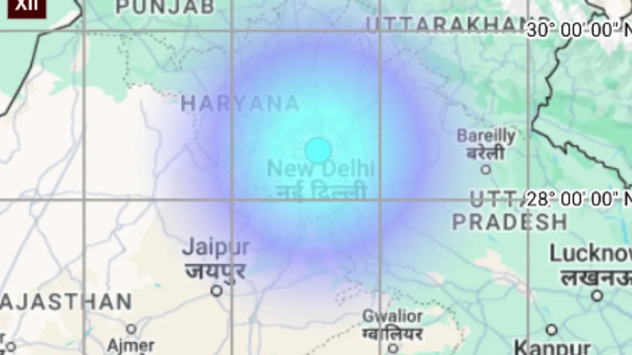 Delhi earthquake