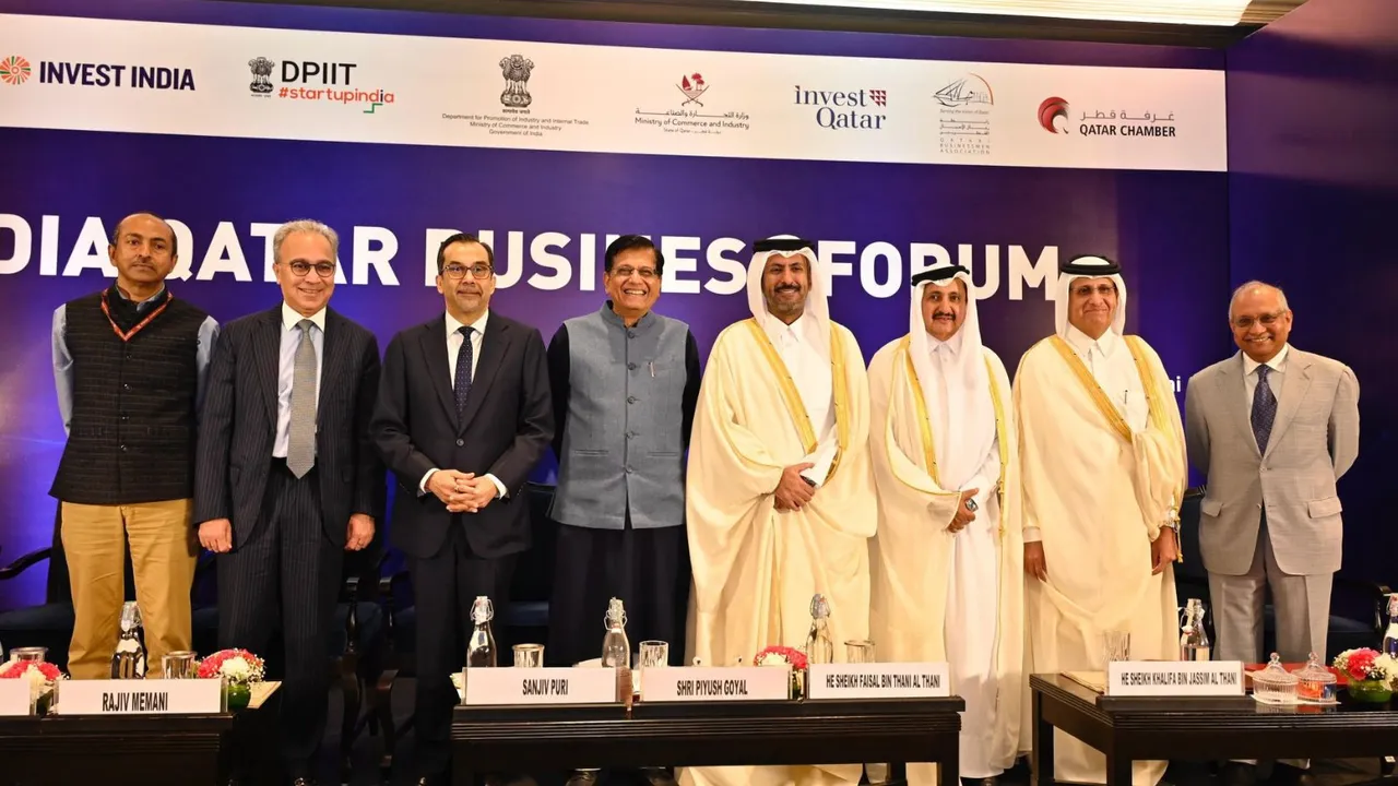 Faisal Al Thani Piyush Goyal India-Qatar