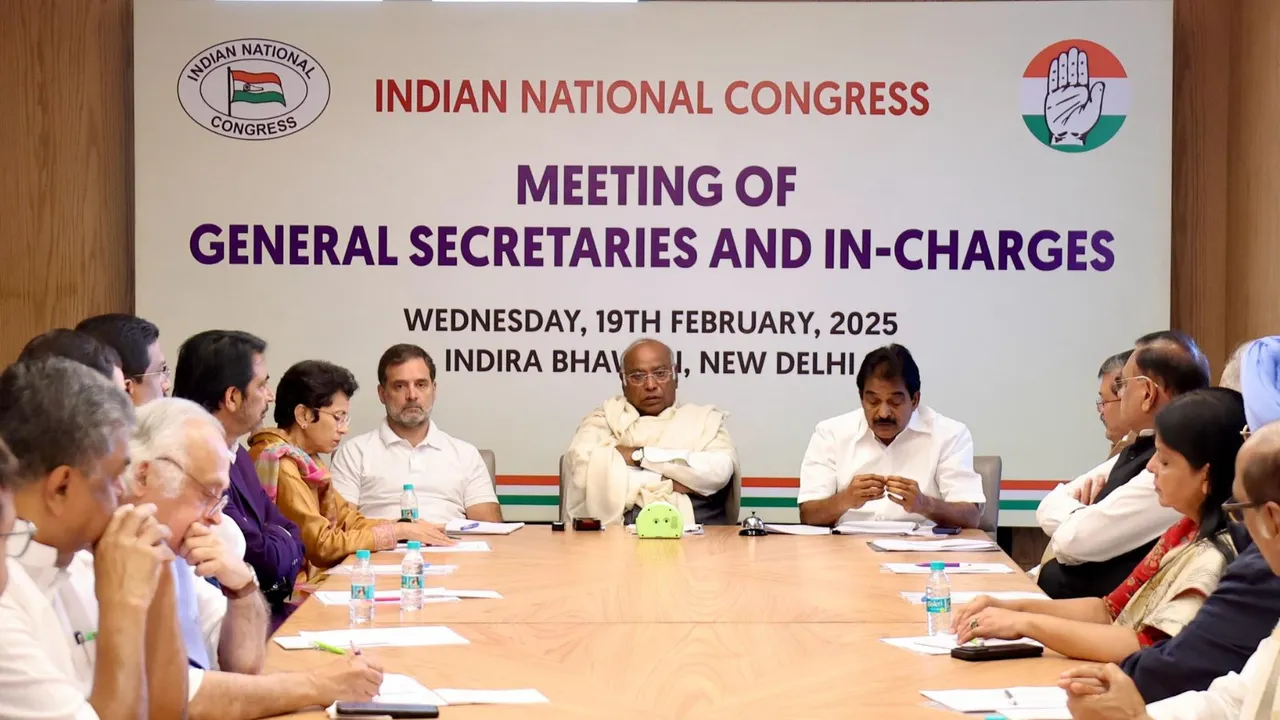 Congress Rahul Gandhi Mallikarjun Kharge K C Venugopal