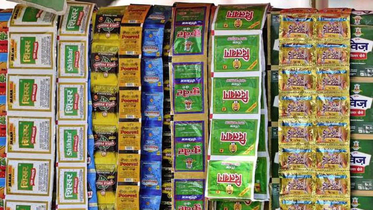 Gutka Ban Pan Masala Gutkha Tobacco Gutka Advertisement Pan Masala Advertisement