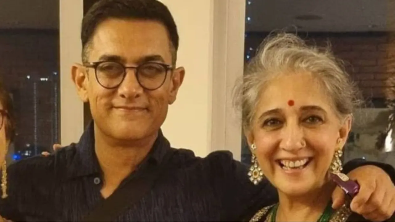 Nikhat Khan Hegde with Aamir Khan image