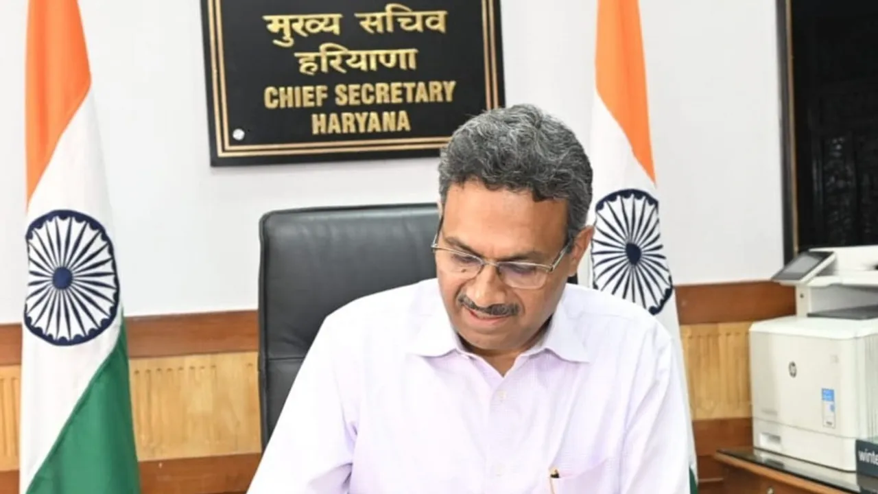 Haryana Chief Secretary Anurag Rastogi