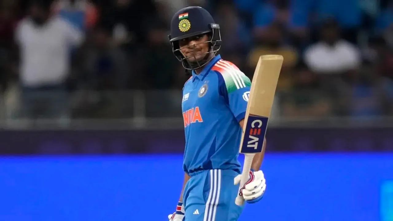 Shubman Gill hits century against Bangladesh in Champions Trophy match in Dubai on Thursday, February 20, 2025.