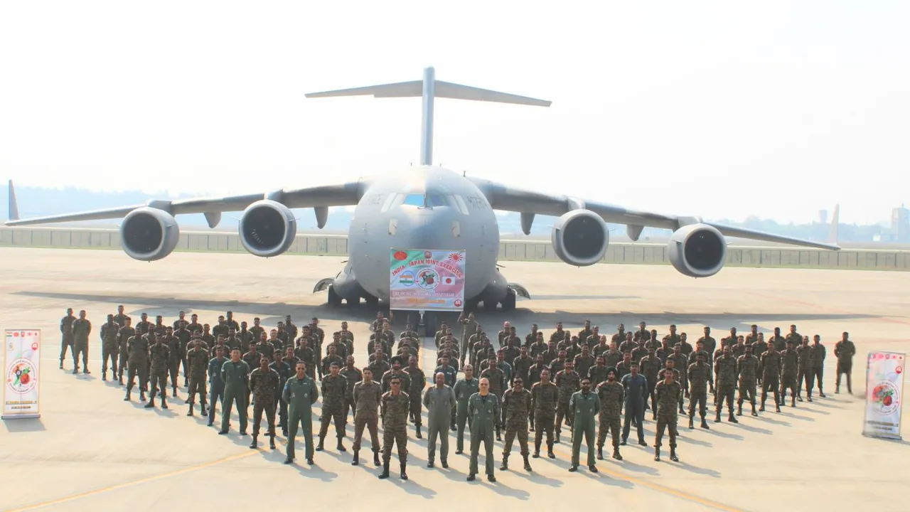 India-Japan Joint Military Exercise Dharma Guardian