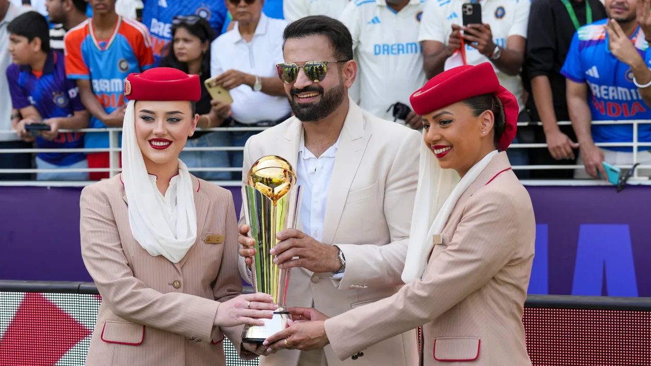 Indian fast bowler irfan Pathan image