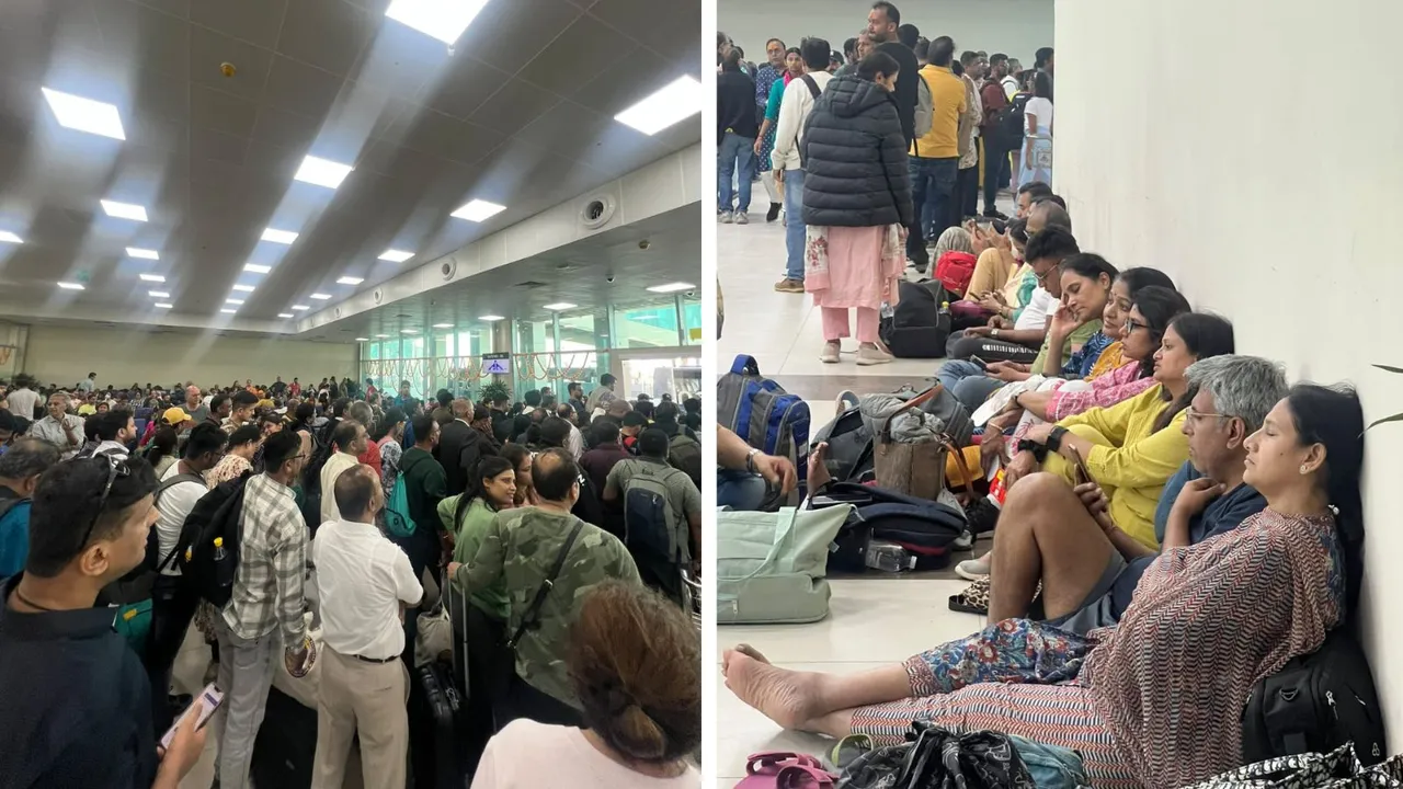 Prayagraj Airport Rush Maha Kumbh Rush