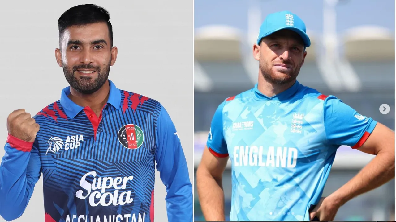 Jos Buttler Hashmatullah Shahidi
