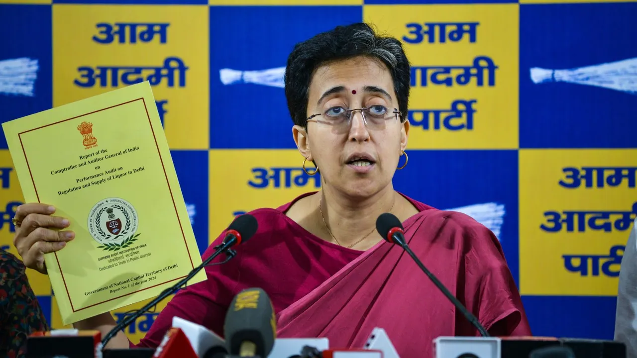 Atishi CAG Report Delhi Liquor Scam