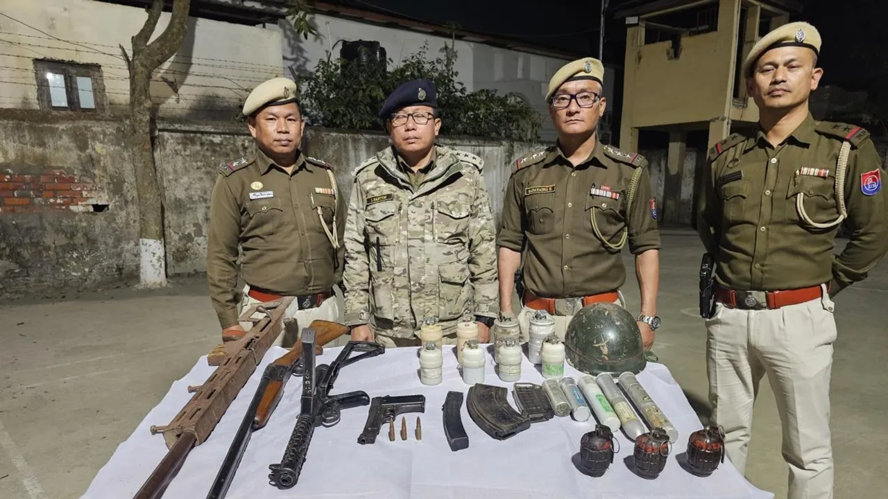 Manipur Police Arms Recovery