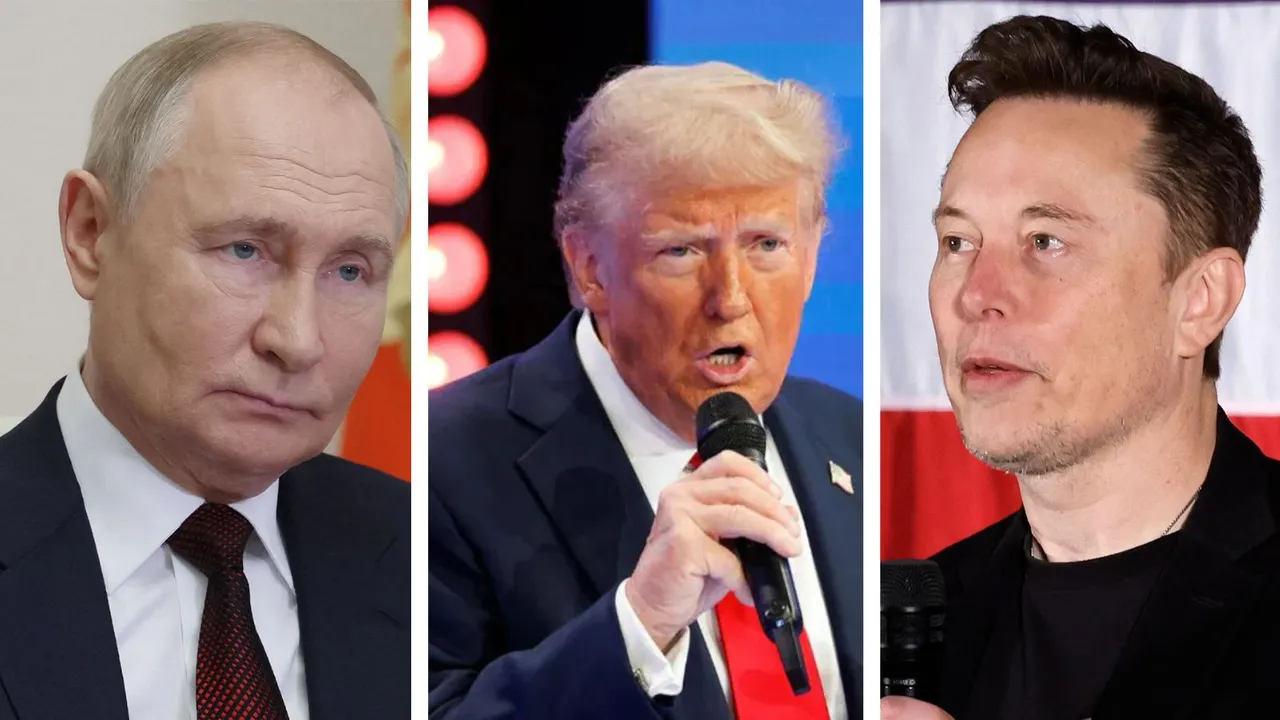 Vladimir Putin Donald Trump Elon Musk