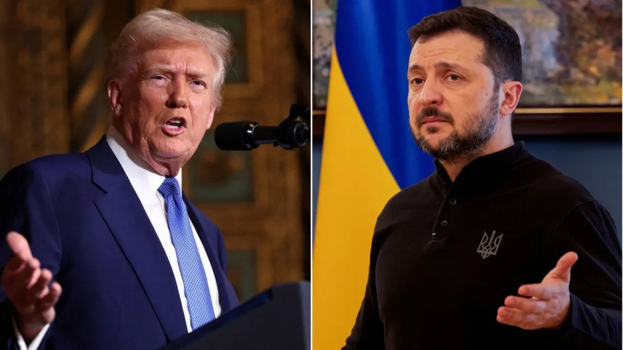 Donald Trump Volodymyr Zelenskyy
