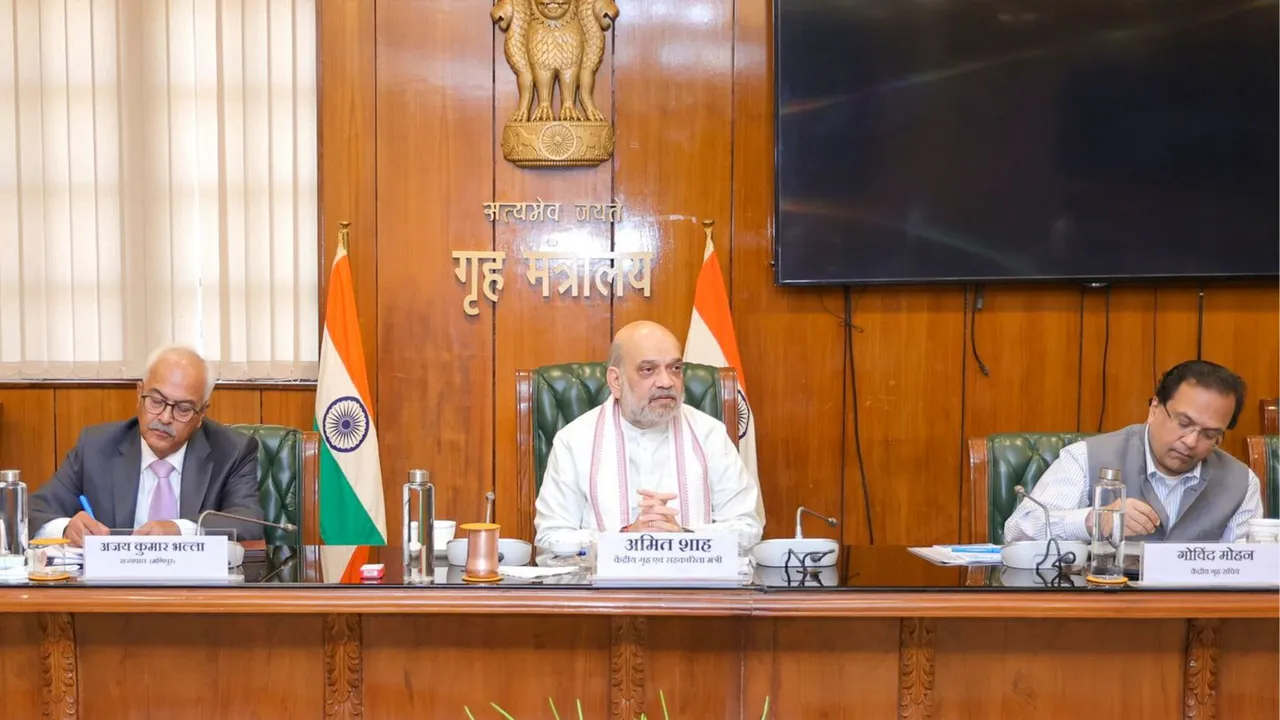 Amit Shah meeting on Manipur