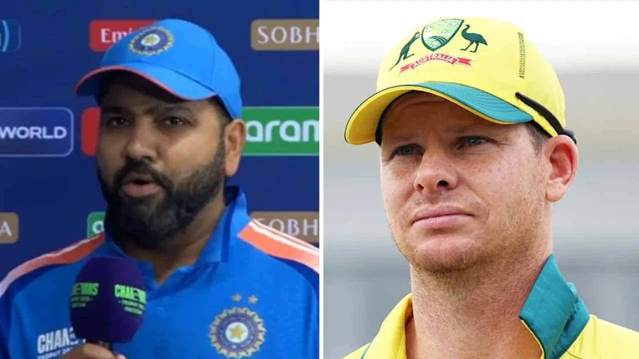 Rohit Sharma and Steve Smith