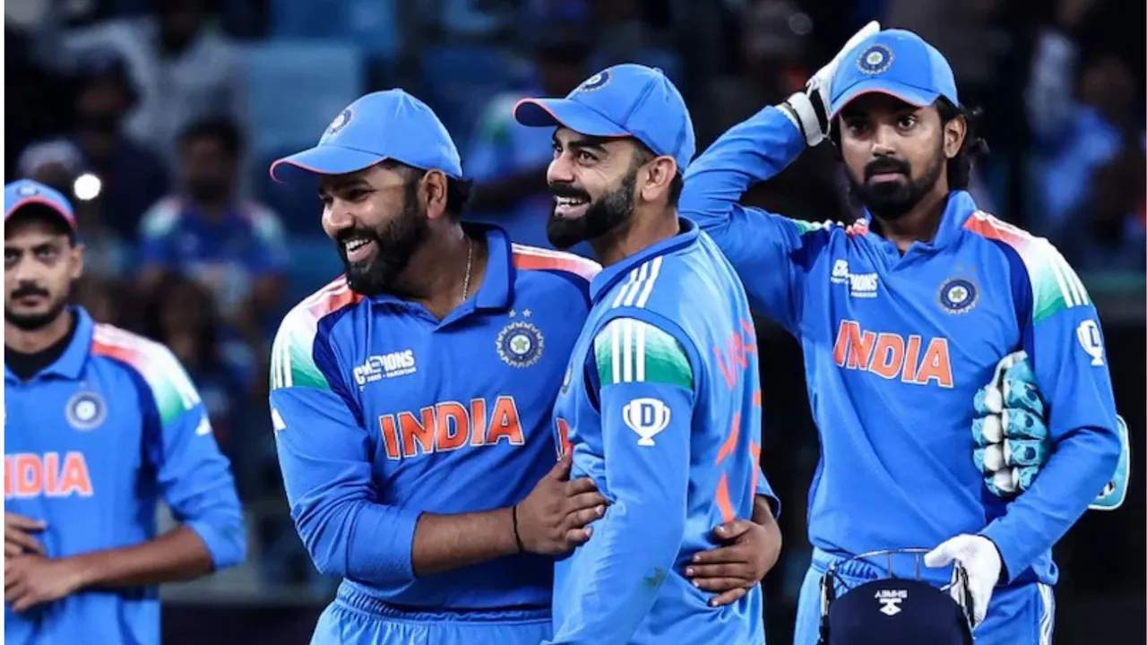 Rohit Sharma Virat Kohli team India image
