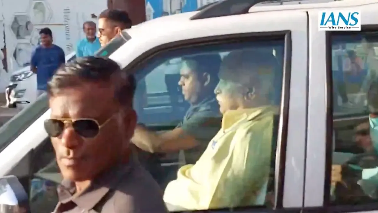 Mohan Bhagwat arrives in Patna on Wednesday, March 5, 2025.