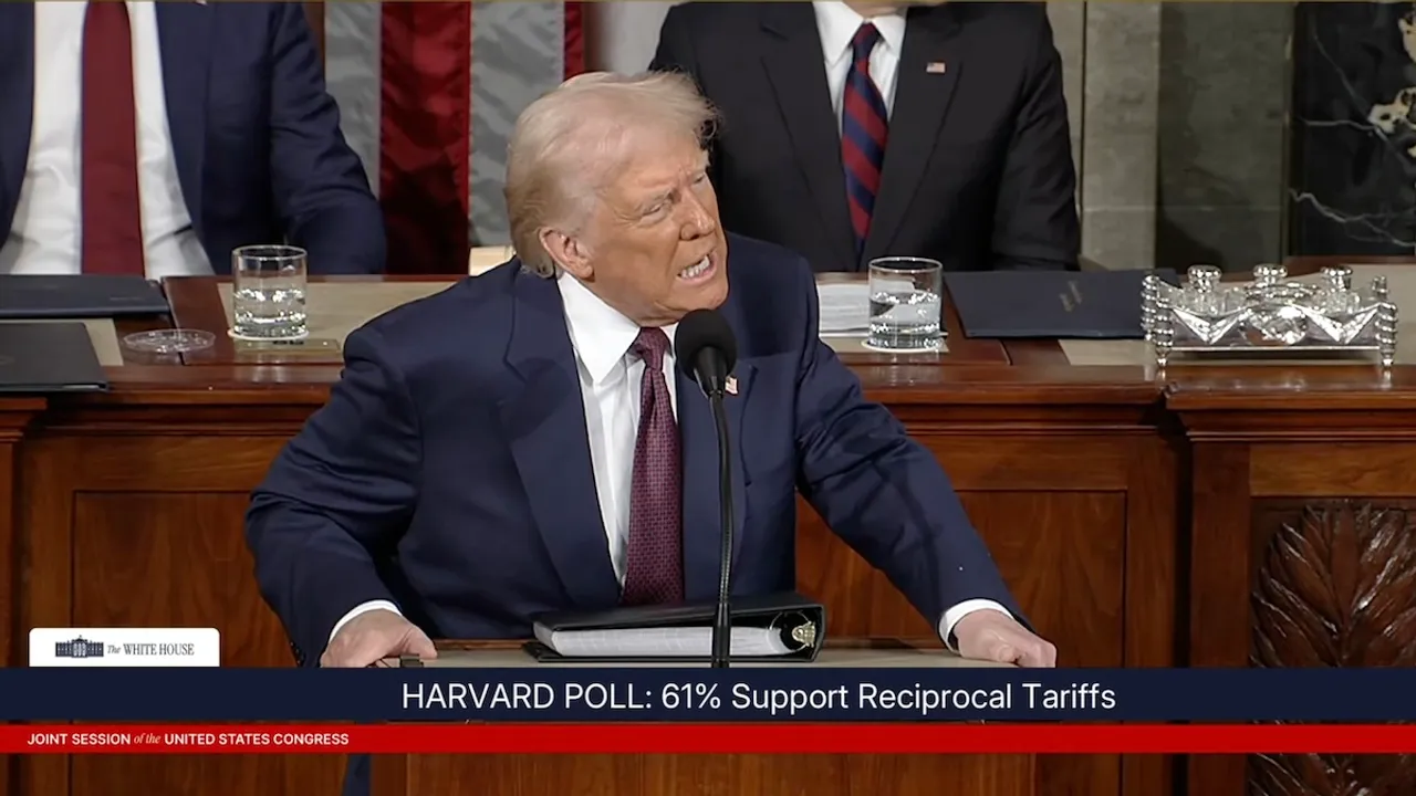 President Donald Trump addresses joint session of US Congress on March 4, 2025.