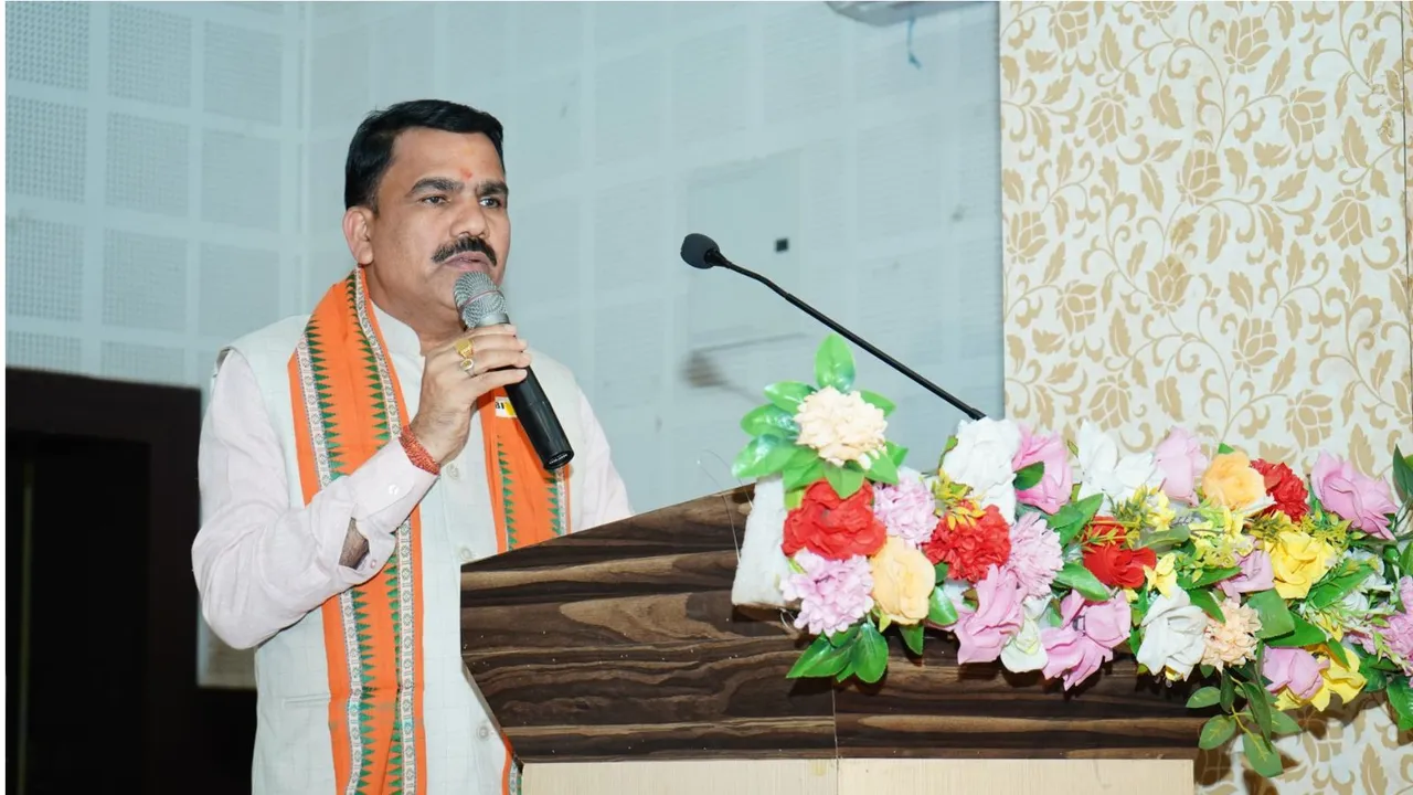 Education minister Nityanand Gond image