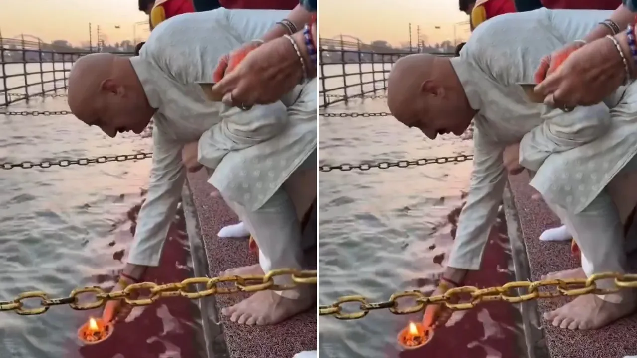 Anupam Kher in Haridwar image