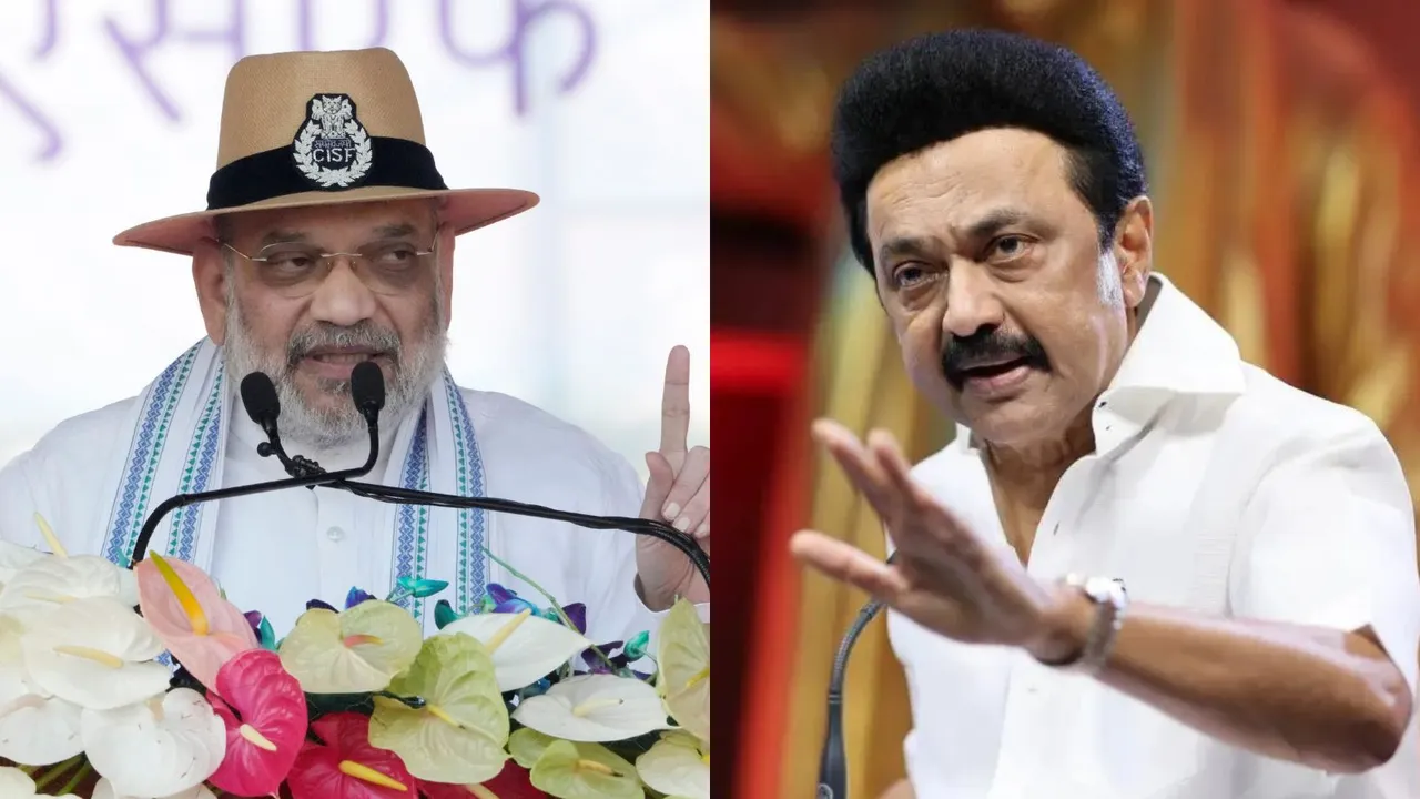 Amit Shah M K Stalin