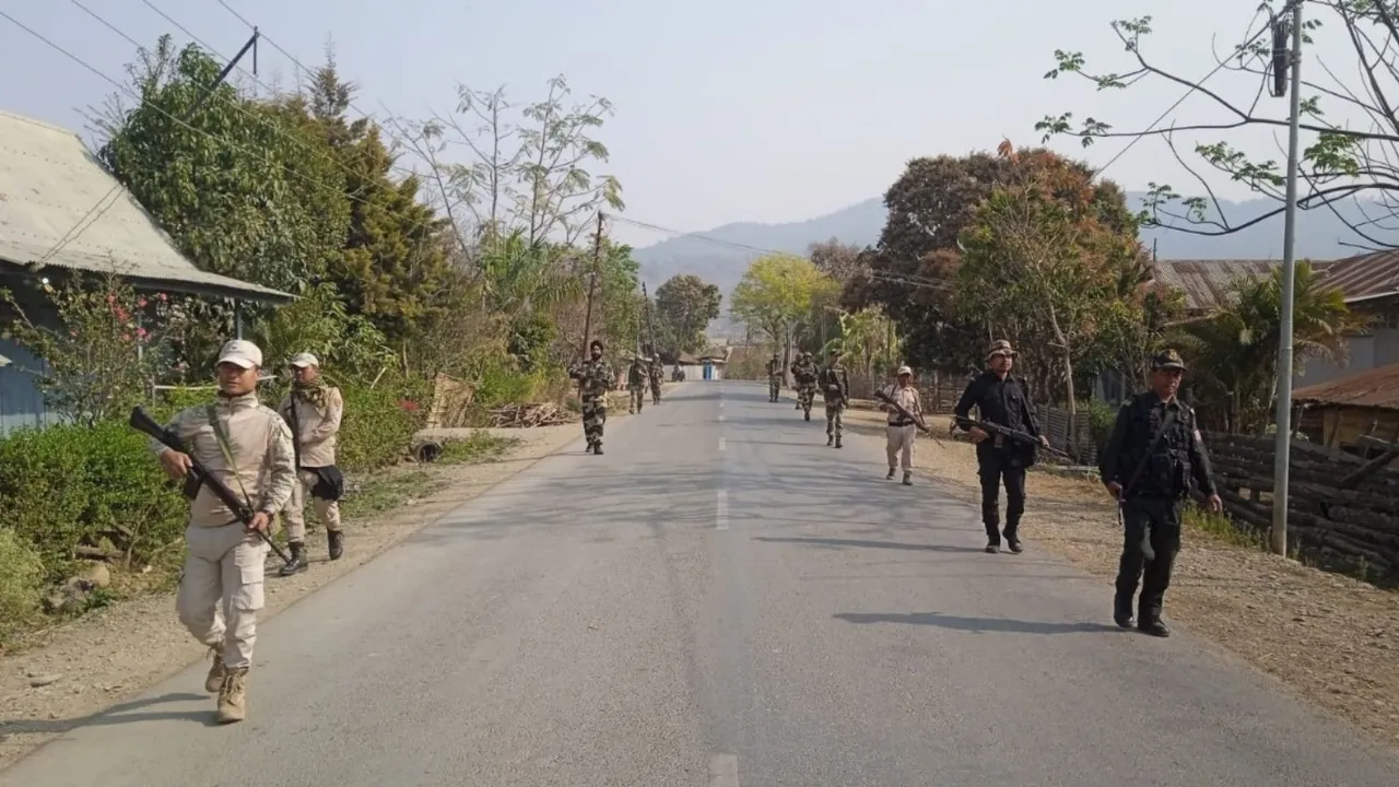 Manipur Police Search Operation Manipur Violence