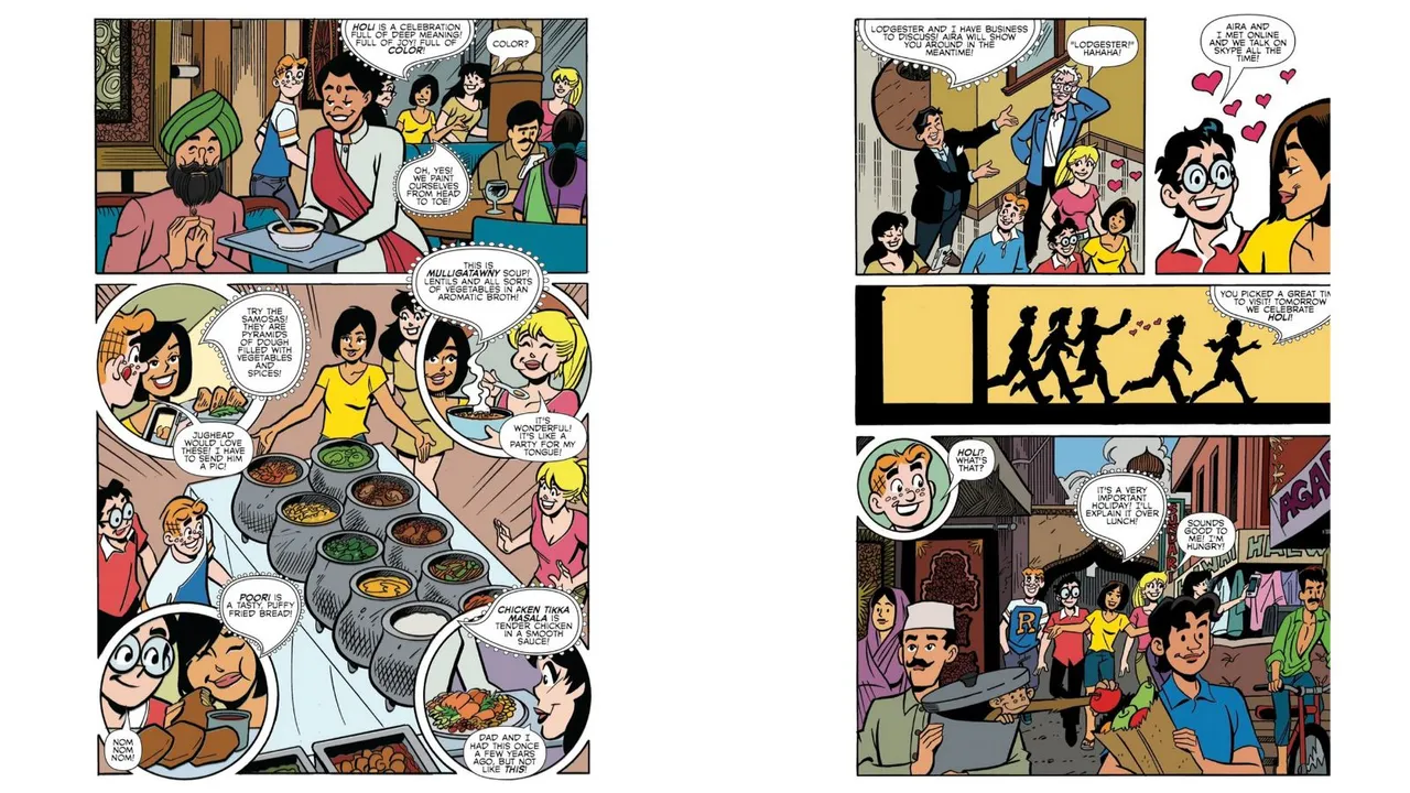 Archie Comic Holi Cartoon