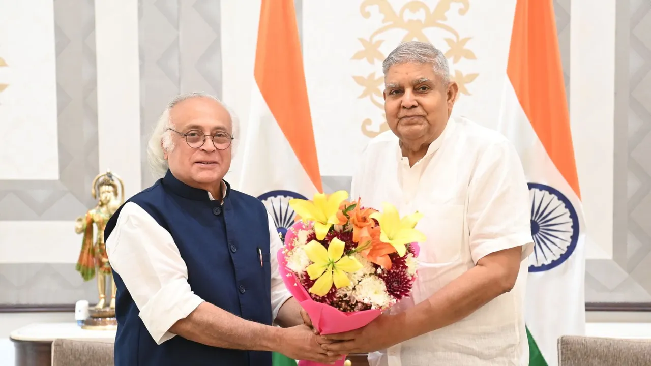 Jairam Ramesh Jagdeep Dhankhar