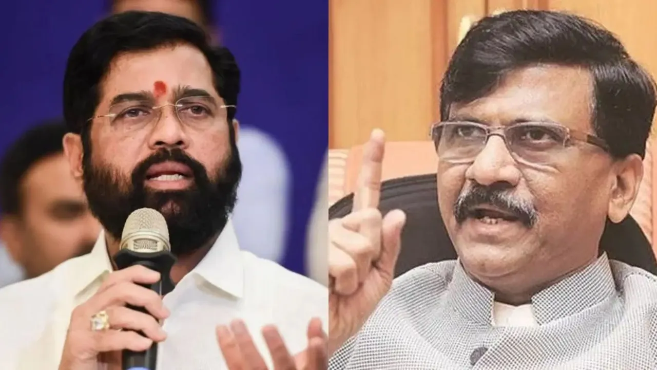 Eknath Shinde Sanjay Raut