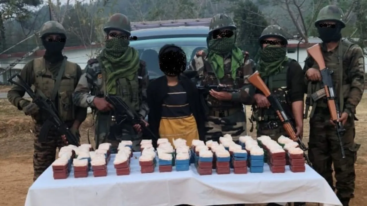 Assam Rifles Manipur Brown sugar