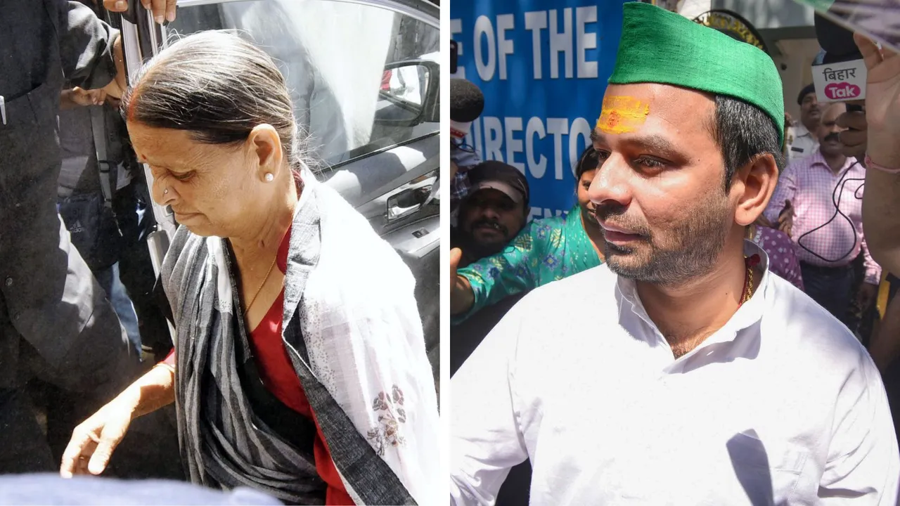 Rabri Devi Tej Pratap Yadav Land-For-Jobs Scam