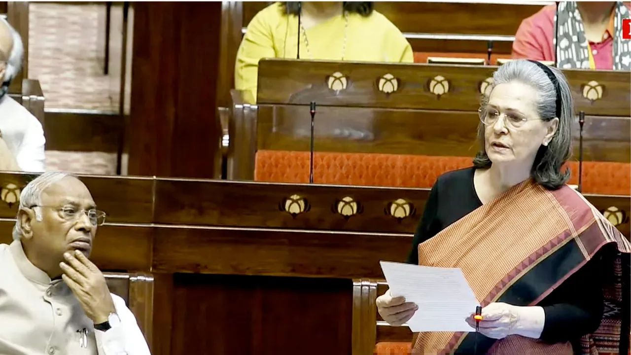 Congress leader Sonia Gandhi image