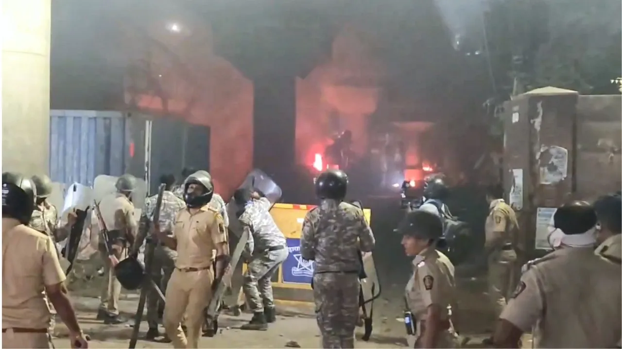 Nagpur violence image 1