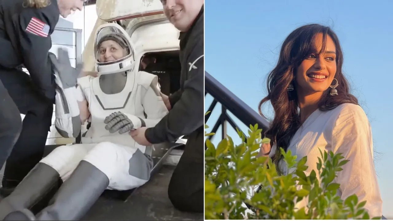 Sunita Williams back to earth