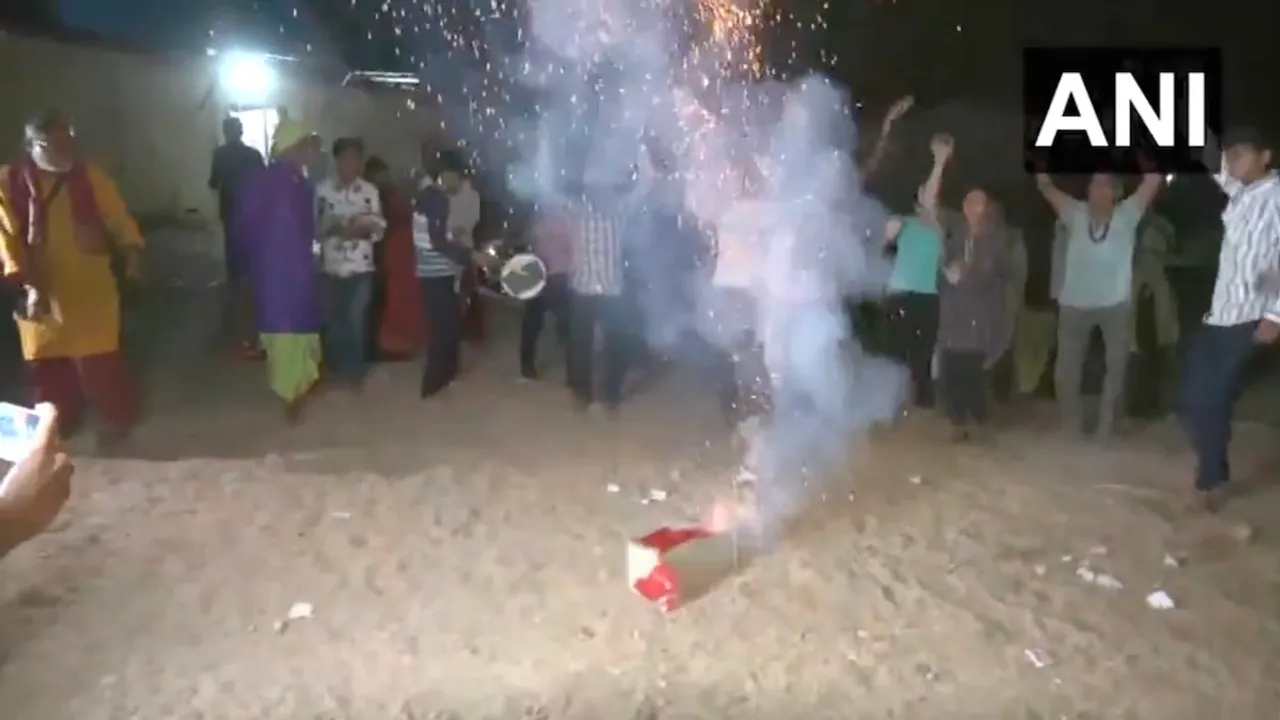 Mehsana celebrates the return of Sunita Willams to Earth after being stuck in the space for over 9 months on Wednesday, March 19, 2025.